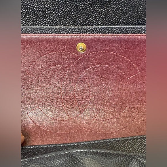 CHANEL CLASSIC JUMBO DOUBLE FLAP BLACK CAVIAR GHW - Picture 8 of 14